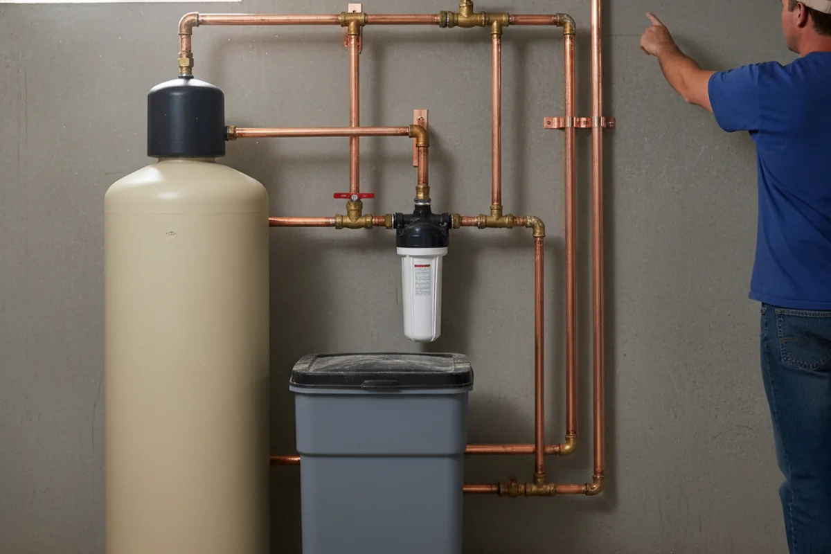 Whole-house water treatment system installed in Pineville